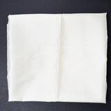 White Silky Stripe + Geometric Damask Woven Fabric - 45" x 106"