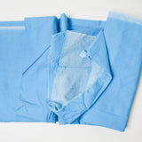 Blue + White Small Polka Dot Quilting Weight Woven Fabric - 45" x 110"