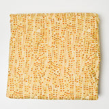 Yellow, Orange + Gold Dot Print Quilting Weight Woven Fabric - 42" x 170"