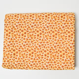 Yellow + Brown Giraffe Print Quilting Weight Woven Fabric - 44" x 148"