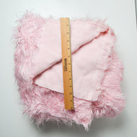 Light Pink Faux Fur Fabric - 60" x 74"