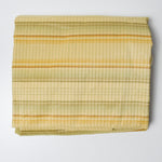 Yellow Striped Crisp Woven Drapery Fabric - 58" x 70"