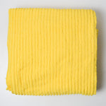 Yellow Tufted Stripes Fabric - 60" x 110"