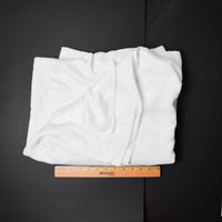 White Super Soft Knit Fabric - 52" x 60"