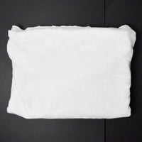 White Super Soft Knit Fabric - 52" x 60"
