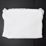 White Super Soft Knit Fabric - 52" x 60"