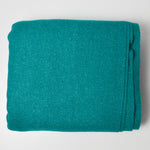 Teal Wool Woven Fabric - 57" x 132"