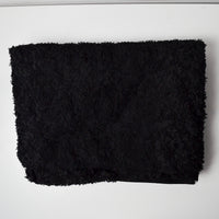 Black 3D Applique Mesh Fabric - 62" x 200"