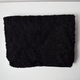 Black 3D Applique Mesh Fabric - 62" x 200"