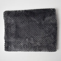 Gray Furry Woven Fabric - 32" x 60"