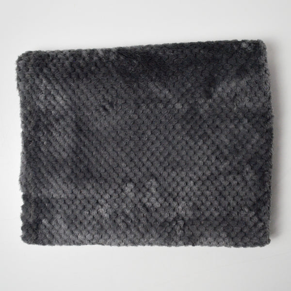 Gray Furry Woven Fabric - 32" x 60"