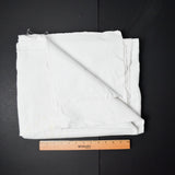 White Thick Canvas Fabric with Stain - 60" x 98"