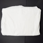 White Furry Velvety Fabric - 60" x 108"