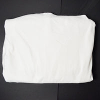 White Furry Velvety Fabric - 60" x 108"