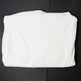 White Furry Velvety Fabric - 60" x 108"