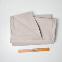 Beige-Gray Stiff Canvas Fabric - 60" x 100"