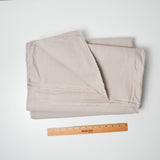 Beige-Gray Stiff Canvas Fabric - 60" x 100"