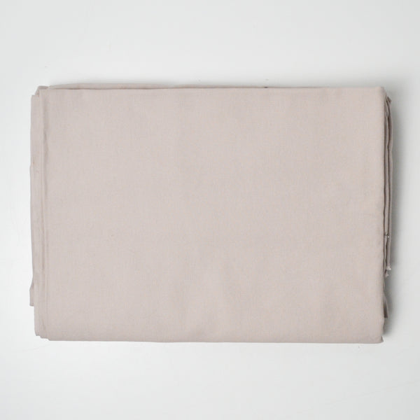 Beige-Gray Stiff Canvas Fabric - 60" x 100"