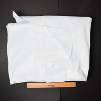 White Furry Fabric - 64" x 116"