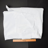 White Furry Fabric - 64" x 116"