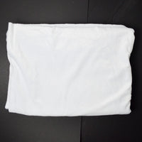 White Furry Fabric - 64" x 116"