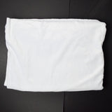 White Furry Fabric - 64" x 116"