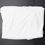 White Stretch Velvet Fabric - 60" x 136"