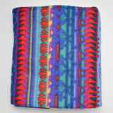 Colorful Geometric Thick Fleece Fabric - 60" x 72"