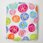 Colorful Floral Thick Fleece Fabric - 28" x 90"