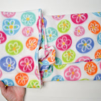 Colorful Floral Thick Fleece Fabric - 28" x 90"