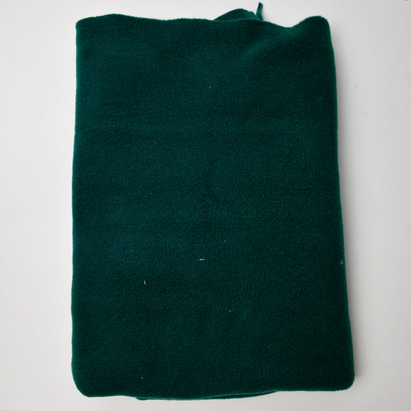 Green Shearling Texture Fleece Fabric - 25" x 66"