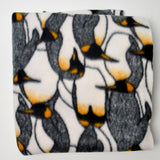 Penguin Fleece Fabric - 35" x 48" + Extra