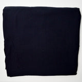 Black Fleece-Backed Knit Fabric - 54" x 58"