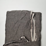Gray + Black Slub LIghtweight Woven Fabric - 55" x 288"