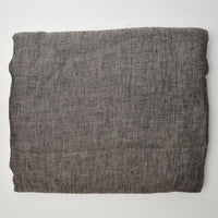 Gray + Black Slub LIghtweight Woven Fabric - 55" x 288"