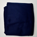 Dark Blue Fleece-Backed Knit Fabric - 64" x 112"