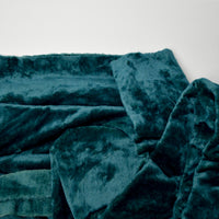 Dark Teal Soft Faux Fur Fabric - 66" x 92"