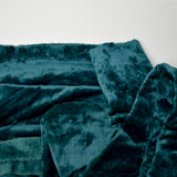 Dark Teal Soft Faux Fur Fabric - 66" x 92"