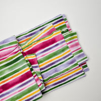 Colorful Striped Fleece Fabric - 56" x 64"