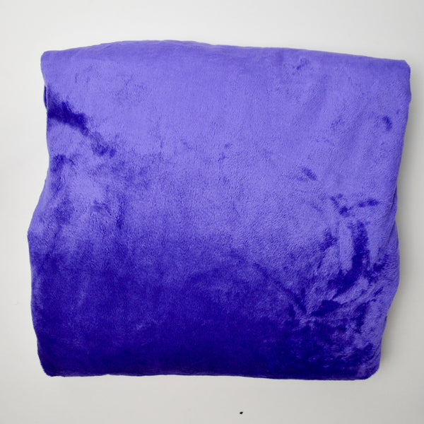 Purple Soft Faux Fur Fabric - 60" x 100"