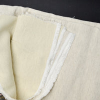 Natural + Off-White Heathered Woven Fabric - 58" x 216"