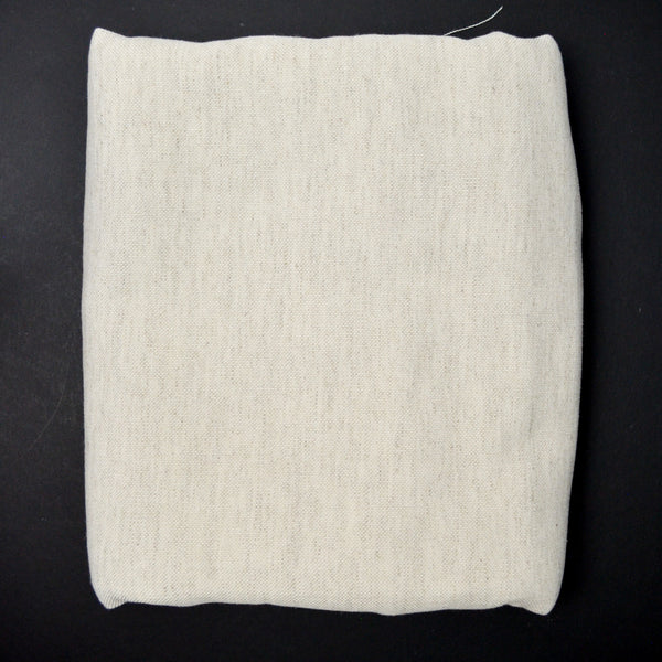 Natural + Off-White Heathered Woven Fabric - 58" x 216"