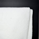 White Thick Faux Shearling Fabric - 60" x 74"