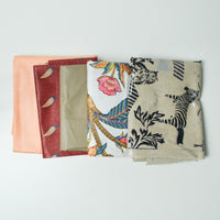 Pink + Beige Scotchgard Coated + Vinyl Fabric Bundle