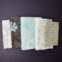 Light Blue-Green Canvas Woven Fabric Bundle