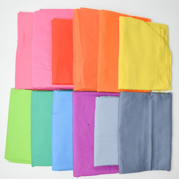 Solid Colors Quilting Cotton Bundle