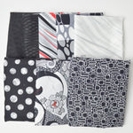 Black, White + Red Quilting Cotton Bundle