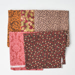 Burgundy + Earth Tones Flannel Fabric Bundle