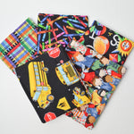 Crayon + School Print Quilting Cotton Bundle