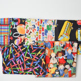 Crayon + School Print Quilting Cotton Bundle